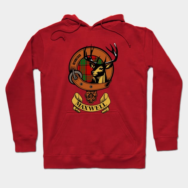 Maxwell Clan Crest Hoodie by ToddPierce